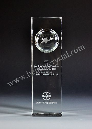 1810水晶奖杯